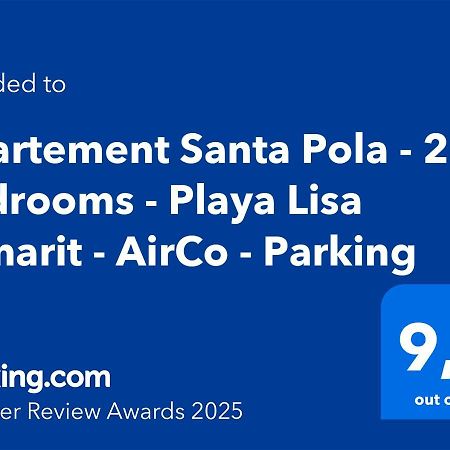 Apartement Santa Pola - 2 Bedrooms - Playa Lisa Tamarit - Airco - Parking Eksteriør bilde